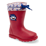 Bota Impermeable De Niño Kids Vane Rojo 125-284