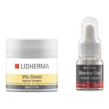 Vita Shield Vit. B3 B5 B6 C E + Dherma Filler Serum Lidherma