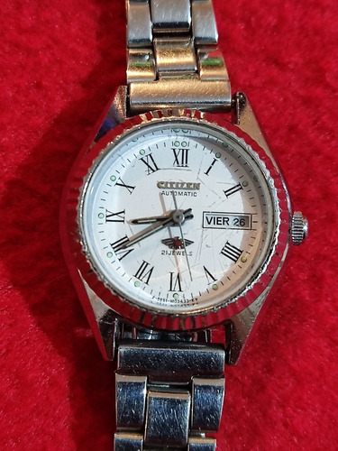 Reloj Mujer Citizen 7 Automatic 21 Jewels, Doble F (vintage)