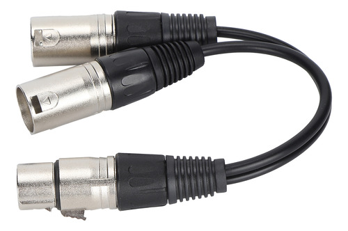 Adaptador De Audio Xlr Hembra A Micrófono Con Cable Xlr Dobl