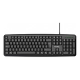 Netmak Nm-kb586u Teclado Standard Usb  Color Del Teclado Negro Idioma Español Latinoamérica