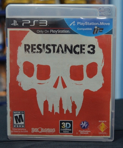 Jogo Resistance 3 - Ps3 - Original - Mídia Física