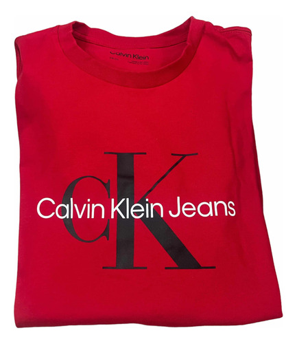 Remeras Calvin Klein Originales Importadas Logo ( Red )