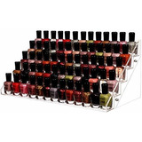 Organizador Esmaltes De Uñas Acrílico 72 Botellas 5 Niveles.