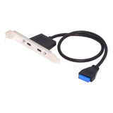 Slot De Placa Pci Frontal: Expansão De Porta Usb 3.1, 20 Pin