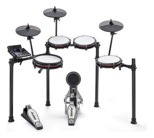 Bateria Eletrônica Alesis Nitro Max Kit 8 Peças Bluetooth