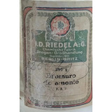 Frasco Antiguo De Farmacia. Aleman Coleccionable. Año 1930.