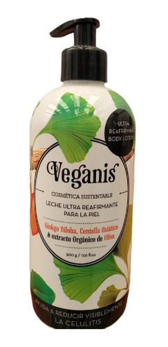 Leche Ultra Reafirmante Ginkgo Biloba Veganis Vegano 500g