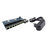 Switch Placa Rede Metro 2g8e Giga Gigabit Gbic +fonte