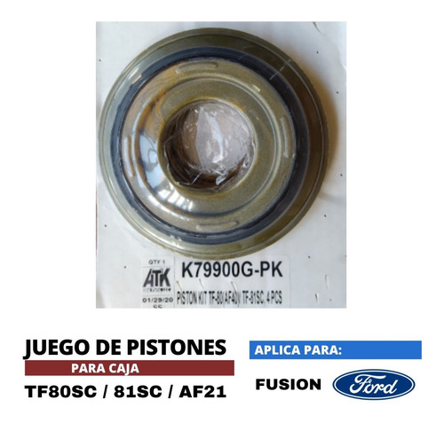 Master Kit Con Piston Tf80sc / Af21 Ford Fusion Foto 7