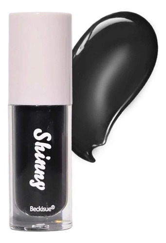 Gloss Negro Semi-transparente Hidratante Brillo Para Labios
