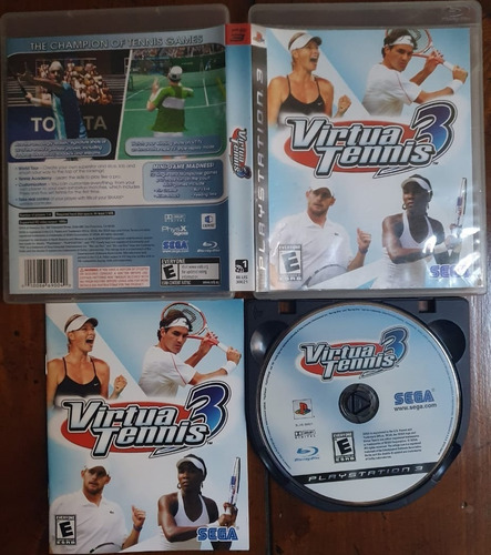 Virtua Tennis 3 - Ps3 + Usado
