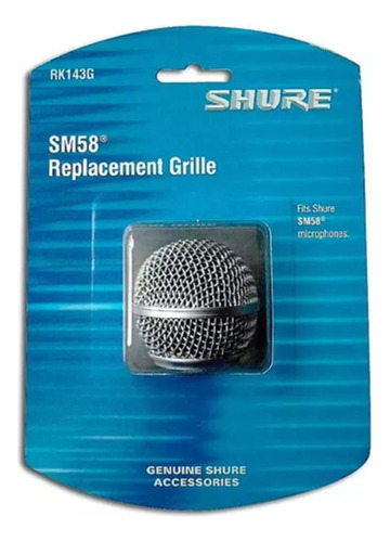 Globo Microfone Shure Sm58 Shure Rk143g