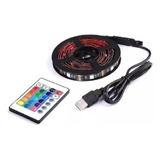 Tira De Leds Rgb 3 Metros Usb Para Tv Con Control