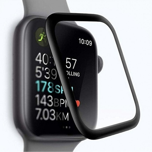 Vidrio Templado Curvo Para Apple Watch Serie 4 / 5 De 40mm