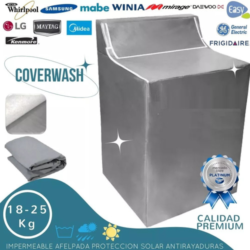 Cubierta Lavadora Panel Funda Cover Forro Impermeable 19k