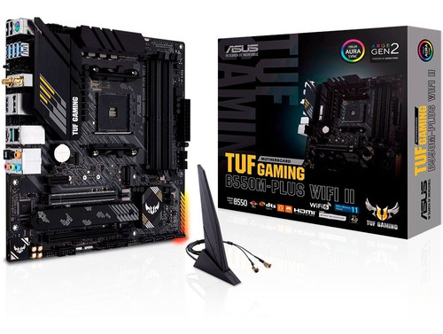 Tarjeta Madre Asus Tuf Gaming B550m-plus Wifi Ii Hdmi Dp Am4