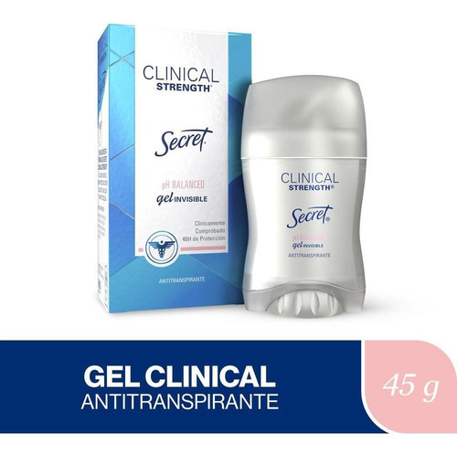 Desodorante Em Creme Secret Clinical Gel Ph Balanced 45g Ph Balanced 45 G