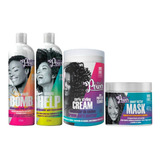Kit Shampoo Low Bubble+ Cond+ Máscara Butter+ Creme Styling