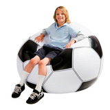 Puff Fiaca Sillon Inflable Pelota De Futbol Intex Cc