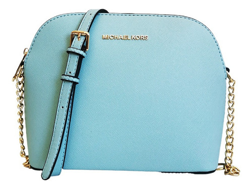 Bolso De Hombro Michael Kors Con Efecto Saffiano Para Mujer Color Sky Blue