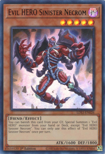 Evil Hero Sinister Necrom - Lds3 - Ultra Rare