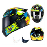 Casco Integral Para Moto Certificados Dot+dos Piezas De Mica