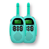 Par Radiotelefono Niños Intercomunicador Walkietalkie Azul