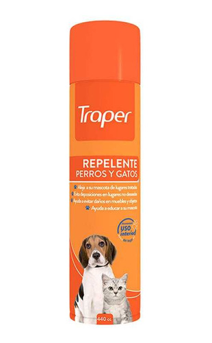 Repelente Mascotas Aerosol 440cc Traper