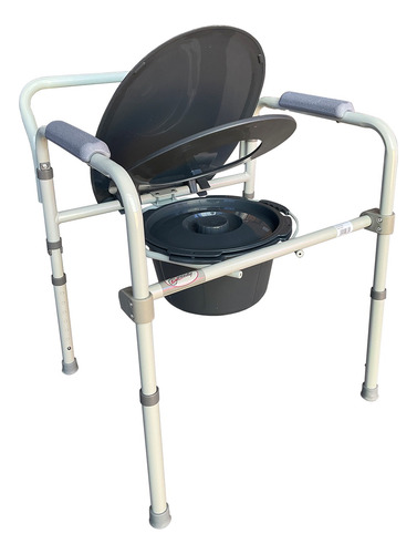 Silla Cómodo Plegable Aumento Para Baño Adulto Portátil  