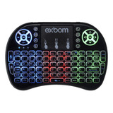 Mini Teclado Wireless Bluetooth Touchpad Sem Fio Iluminado