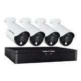 Night Owl 5 Mp 8 Canales Hd 4 Camaras Seguridad Dvr 1tb