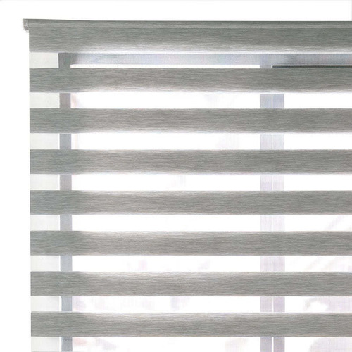 Cortinas Duo Gris Persiana 1.60 X 1.50 M Vianney