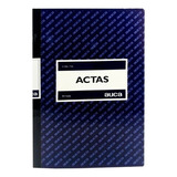 Libro De Actas Auca 50 Hojas Lineal Foliado Color Blanco