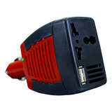 Conversor Inversor Carro Usb 150w 12v Para 110v Tomada Usb