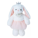 Muñeca Conejo Pareo Rosa Orejas Largas Peluche Infantil8