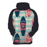 Blusa De Frio Moletom Pranchas Surf Surfista Praia Mar Hd01