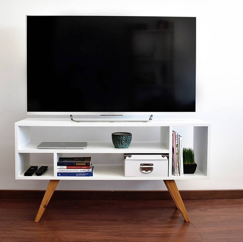 Mueble Nórdico Escandinavo Modular 1,20cm Tv Mesa Auxiliar