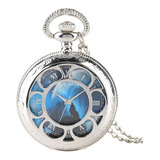 Reloj Vintage Bolsillo Lobo Luna Llena