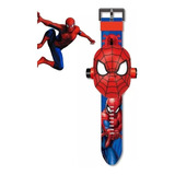 Reloj Infantil Digital Con Proyector De Imágenes Marvel