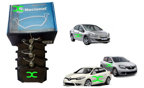 Pastillas De Freno Trasera Renault Logan Sandero Fluence