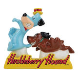 Westland Giftware Huckleberry Hound Y Perro En Bandeja De Sa