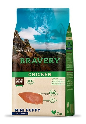 Bravery Chicken Mini Puppy Small Breeds 7kg