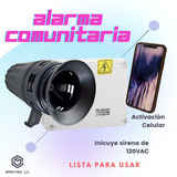 Alarma Comunitaria Gsm Activacion Telefonica Con Sirena