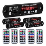 5 Placas Amplificador Módulo Bt-373 Bluetooth Usb P2 Sd Fm