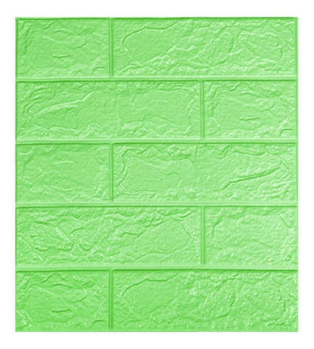 Lamina 3d Panel Decorativo Color Verde