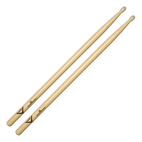 Palillos De Bateria Vater Hickory 5b/5a/7a Punta Nylon