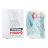 Pudding Keycaps Translúcido 108 Teclas Para Teclado Azul