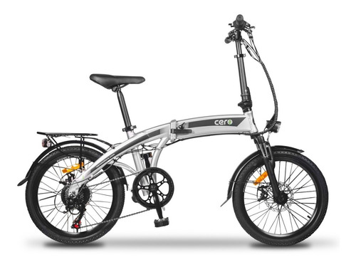 Bicicleta Eléctrica Plegable Cero Motors M1 Gris Plata