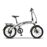 Bicicleta Eléctrica Plegable Cero Motors M1 Gris Plata